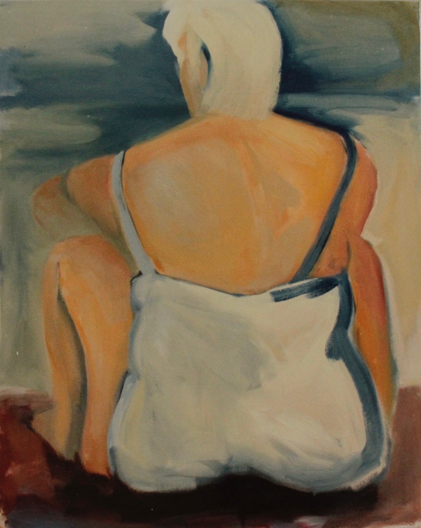 1991 Baigneuse 3 huile sur lin 81 x 60 cm.